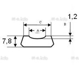 Плоские керамические подкладки С-27mm - st-e.info - Самара