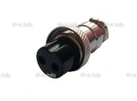 Розетка кабельная GX16-2 - st-e.info - Самара