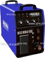 Сварочный полуавтомат инверторный одноблочный Brima MIG/MMA-160 - st-e.info - Самара