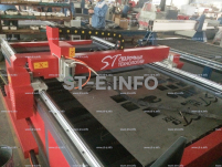 Портальный станок скоростной плазменной резки метала ST-1325UF - st-e.info - Самара