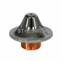 Сопло одинарное хромированное 1,7 мм арт. 1572362-1,7 - st-e.info - Самара