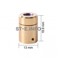 Защитный колпачок с защитным стеклом для QBH коннектора оптоволокна MAXQBHE05 - st-e.info - Самара