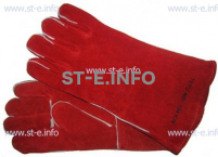 Перчатки-краги сварщика TETU 104 KEVLAR RED - st-e.info - Самара