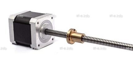 Шаговый двигатель 42HSL48-1204JA08-E146 (Tr8*4) - st-e.info - Самара