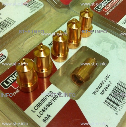 Сопло контактное для плазмотрона LC65/80/100 50A арт. W03X0893-33A - st-e.info - Самара