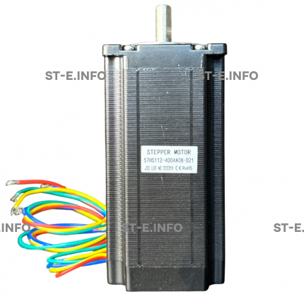 Двухфазный шаговый двигатель 57HS112-4004А08-D21 вал 8,0 мм - st-e.info - Самара