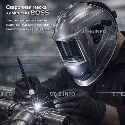 Сварочная маска хамелеон BOSS (YXE-X58E Plus) - st-e.info - Самара