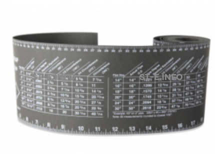Лента для разметки труб 128mm*2130mm - st-e.info - Самара