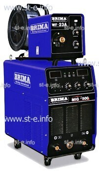 Сварочный инверторный полуавтомат Brima MIG-500 - st-e.info - Самара